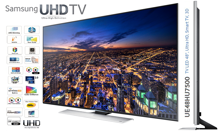 Samsung 48HU7500 4K Ultra HD 3D Smart TV