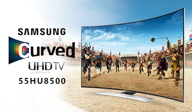 Samsung 55HU8500 Smart Tv 3D Led Curbat Ultra HD 4k
