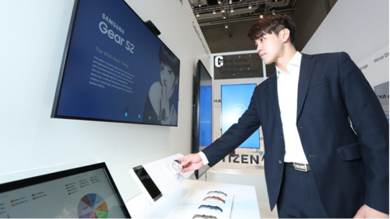 Senzori de mișcare Samsung Touch Solution via SMART Tizen