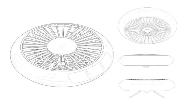 Samsung a depus un brevet pentru o dronă cu un design circular