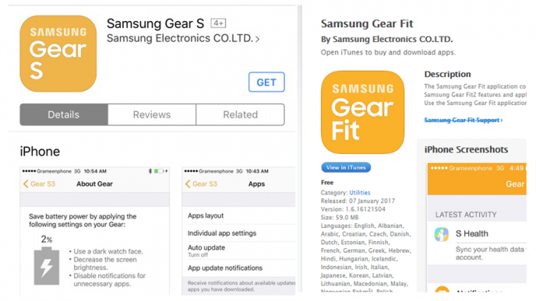 Samsung ofera compatibilitate iOS cu cele mai noi dispozitive purtabile
