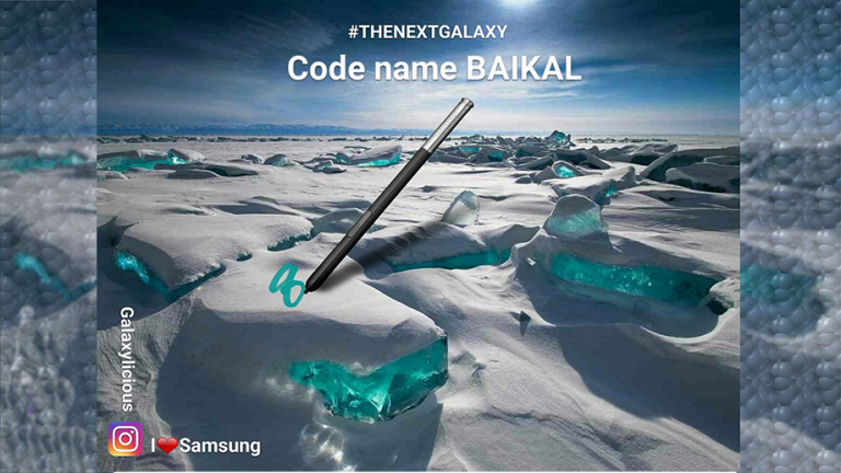 Samsung Galaxy Note 8, cu nume de cod „Baikal”