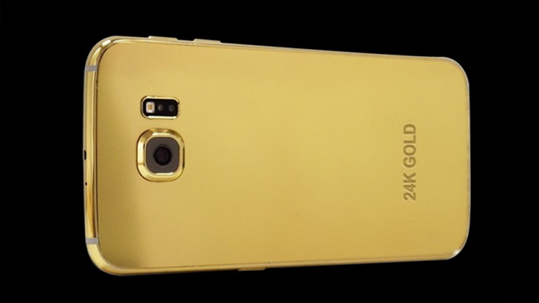 Telefoanele Samsung placate cu aur de 24K