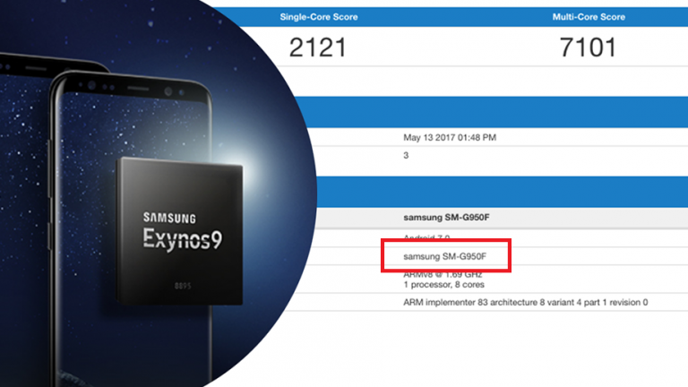 Samsung Galaxy S8 alimentat de Exynos 8895, rupe plafonul la Geekbench