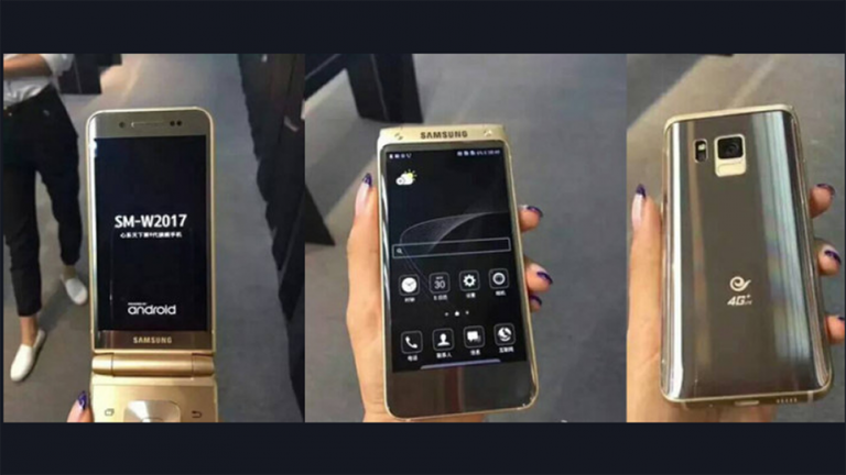 Samsung lansează un telefon high-end pliant în Coreea (SM-W2017)