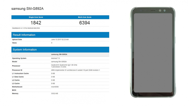 Galaxy S8 Active apare pe Geekbench cu Snapdragon 835 și Android 7.0