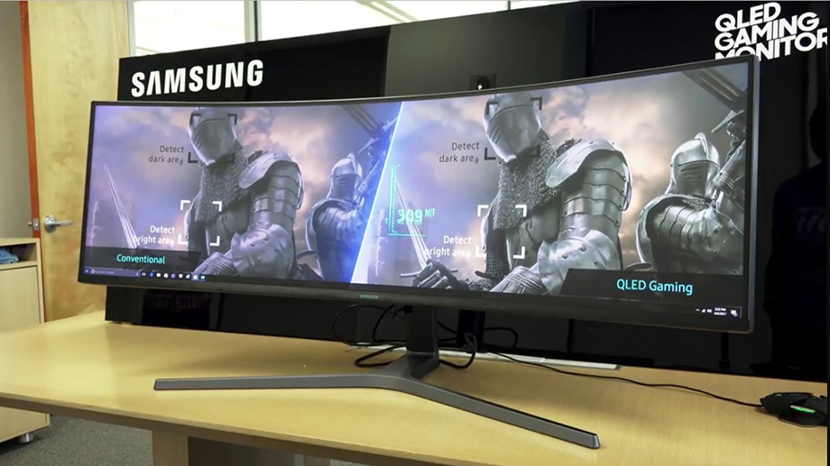 Monitorul Samsung CHG90 QLED Ultra-wide pentru a înlocui monitoarele duale