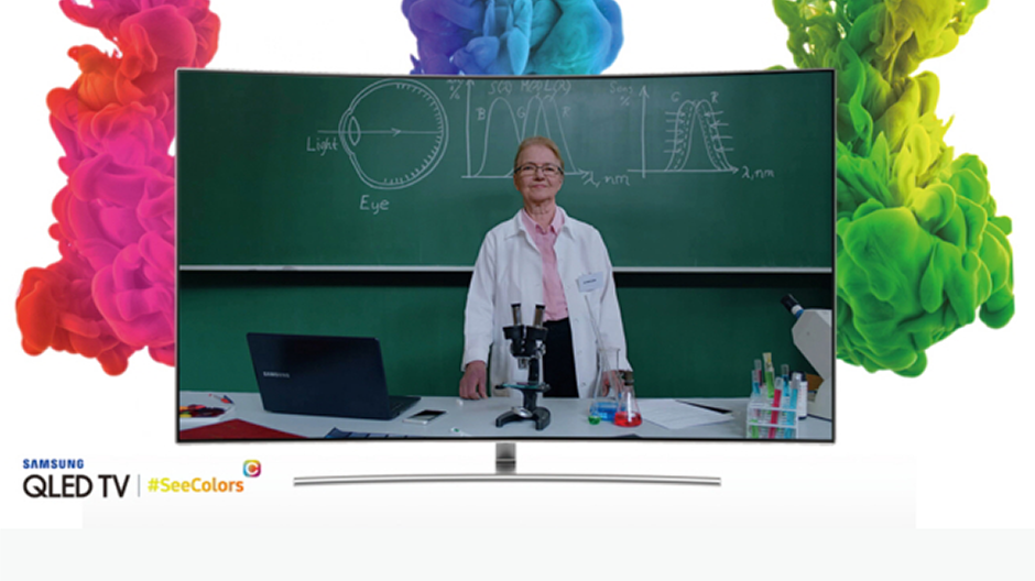 Samsung a lansat aplicația SeeColors pentru televizorul QLED