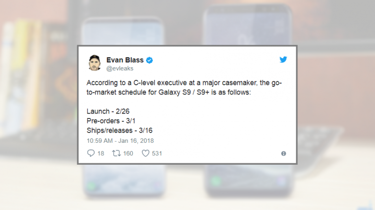 Galaxy S9 și S9+ data lansării, precomenzi și apariția pe piață