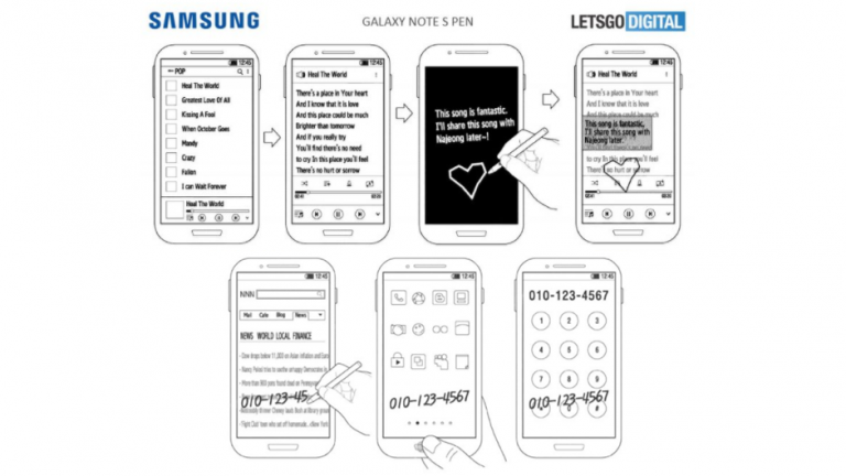 Samsung a brevetat o nouă metodă de operare pentru Galaxy Note 9