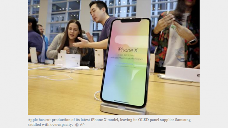 Cerere slabă de iPhone X – Samsung caută noi cumpărători pentru OLED-uri