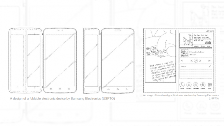 Samsung a brevetat ceea ce ar putea fi primul smartphone pliabil
