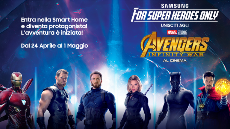 Samsung celebrează cei mai iubiți super eroi la Milano