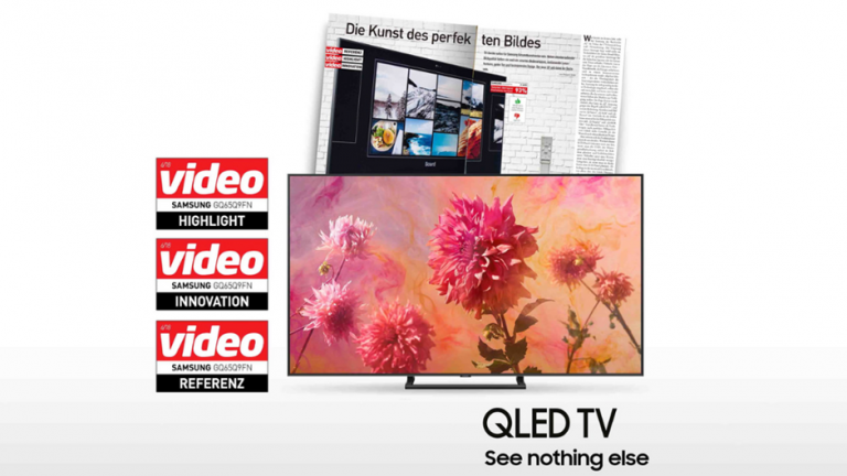 Televizorul QLED Q9F de la Samsung premiat de experți în TV