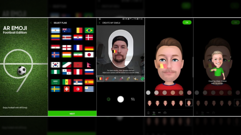 AR Emoji pe Galaxy S9 cu vedetele de la Cupa Mondială FIFA 2018