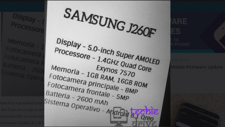Au apărut câteva din specificațiile lui Samsung Android Go