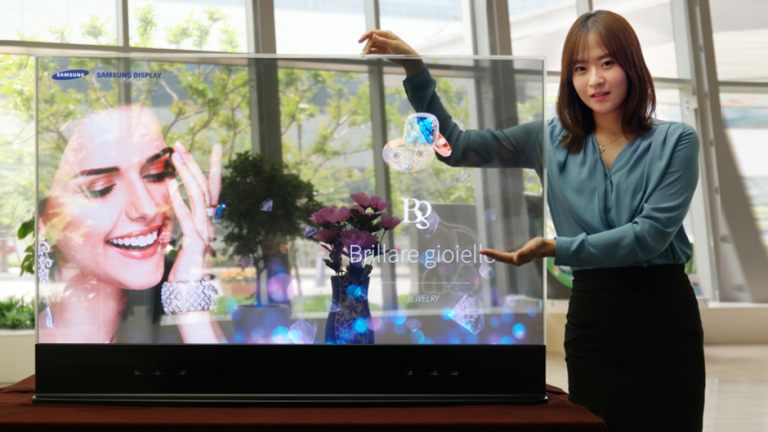 Samsung The Window TV, un viitor televizor transparent