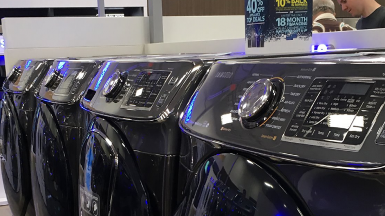 Samsung locul unu în cota de piața la mașini de spălat în SUA
