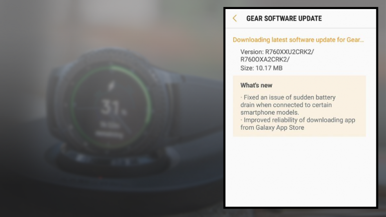 Actualizare pentru Gear S3, pentru a remedia problema bateriei