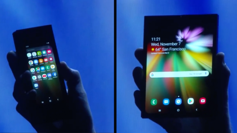 Samsung a prezentat Infinity Flex, afișajului telefonului pliabil