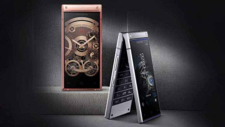 Smartphone-ul Samsung W2019 cu clapetă, a fost lansat oficial