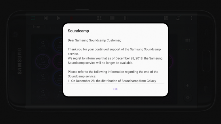 Aplicația Samsung Soundcamp va fi întreruptă la sfârșitul lui decembrie