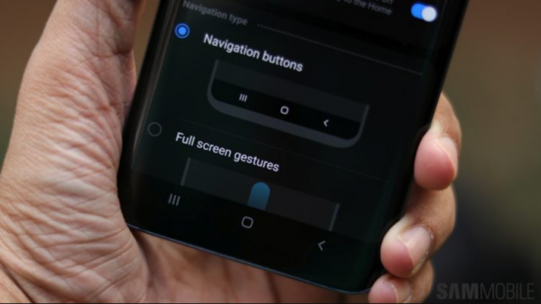 Gesturi de navigare cu Android Pie și One UI pe telefoanele Samsung Galaxy