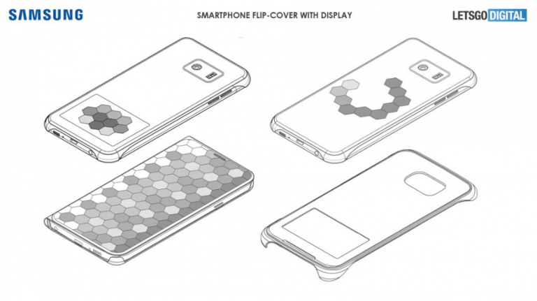 Samsung a brevetat o husă cu ecran electroforetic pentru smartphone