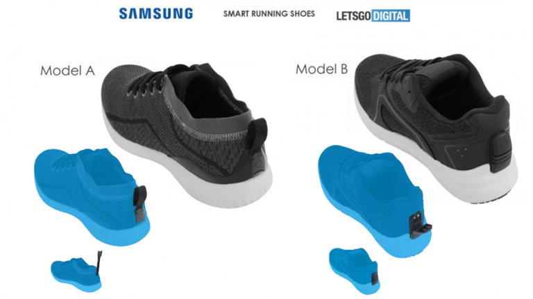 Brevet Samsung pentru pantofi de sport inteligenți