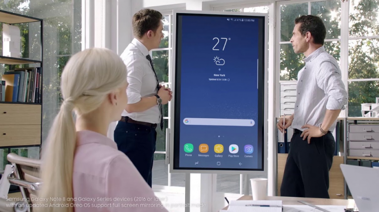 Samsung Flip, un flipchart digital, inovator pentru prezentări interactive