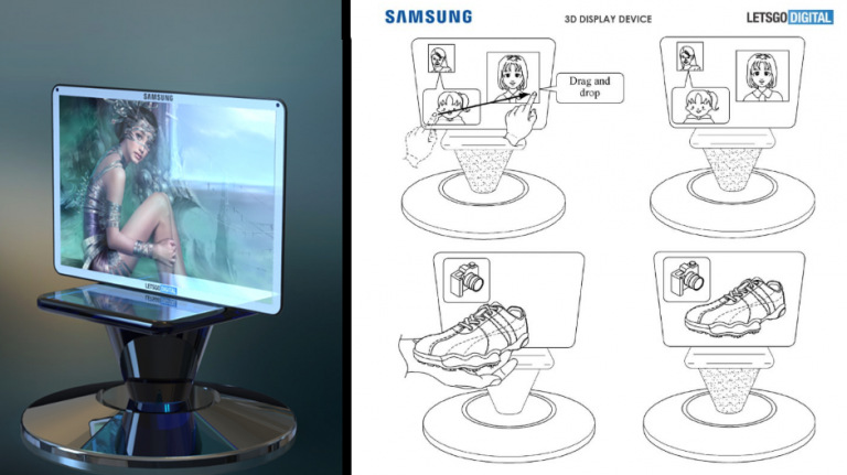 Samsung a brevetat un dispozitiv cu afișare tridimensională 3D
