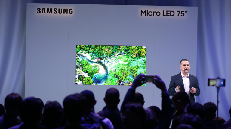 Samsung a prezentat la CES noi televizoare modulare Micro LED
