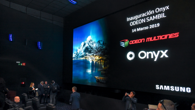 Samsung a instalat primul ecran cinematografic Onyx LED în Spania