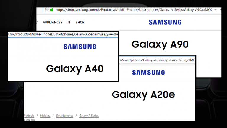 Telefoanele Galaxy A90, A20e și A40 vor fi disponibile și în Europa