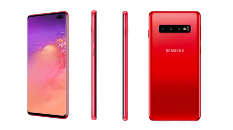 Samsung Galaxy S10 și Galaxy S10+ în variantă Cardinal Red
