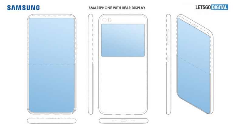 Brevet pentru un smartphone Samsung Galaxy cu afișaj dual