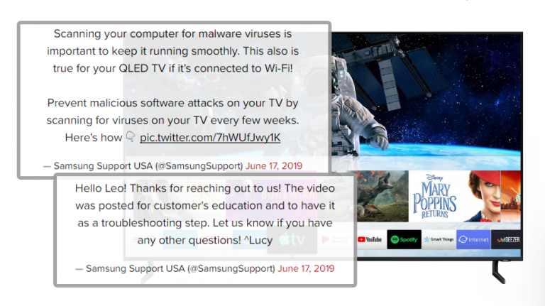 Samsung recomandă scanarea televizoarelor QLED pentru viruși