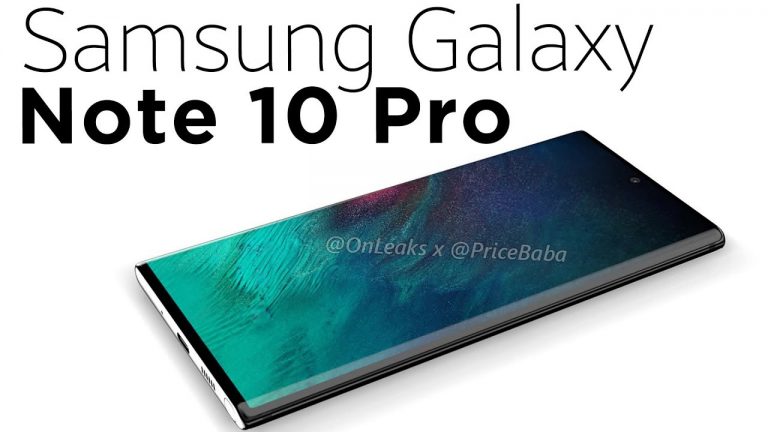 Video cu Galaxy Note 10 Pro
