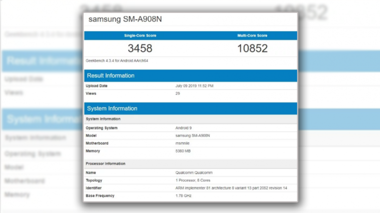 Galaxy A90 5G cu Snapdragon 855 și o baterie mare va veni în Europa