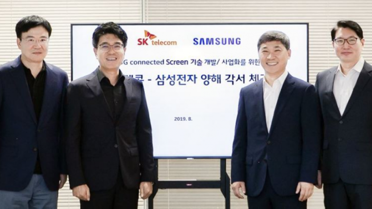 Samsung și SK Telecom colaborează pentru o rețea TV 8K bazată pe 5G