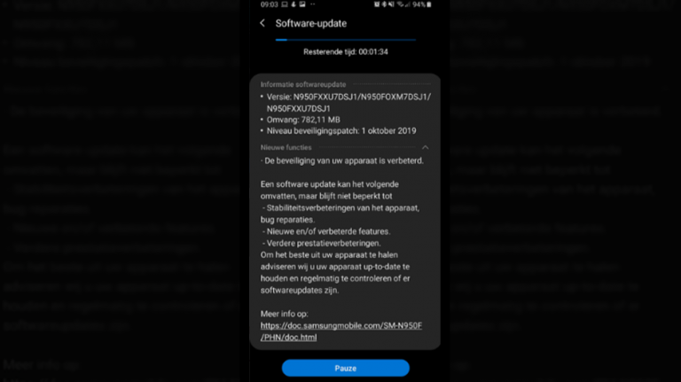 Galaxy Note 8 primește acum patch-ul de securitate din octombrie