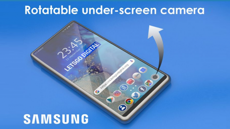 Smartphone Samsung Galaxy cu ecran glisant și cameră rotativă
