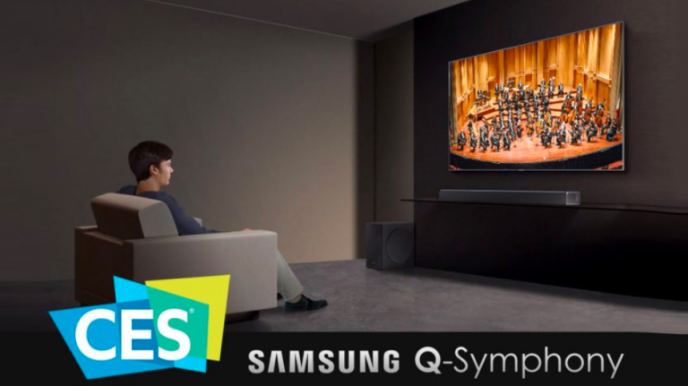 Bara de sunet Samsung Q-Symphony pentru televizoarele QLED