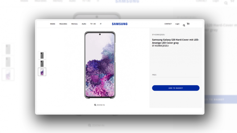 Galaxy S20: un site oficial Samsung confirmă designul și numele