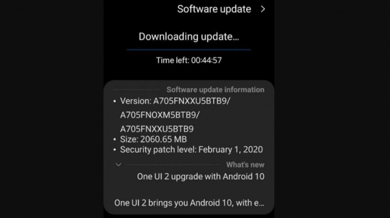 Samsung Galaxy A70 primește actualizarea la Android 10 și One UI 2.0