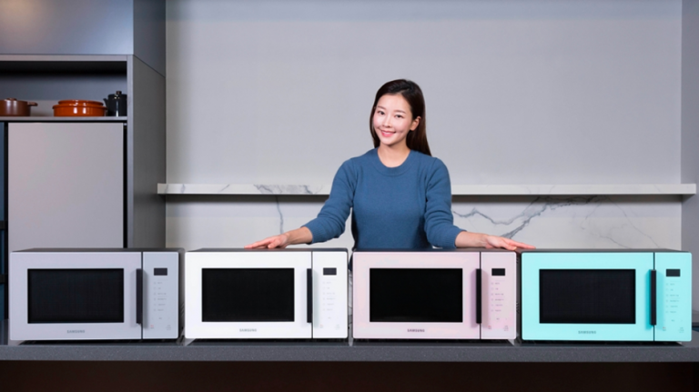 Samsung a lansat un nou cuptor cu microunde în culori Bespoke