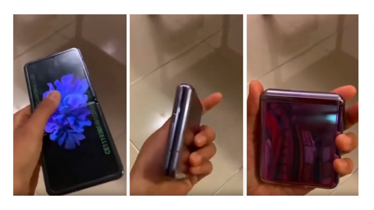 Videoclip cu Samsung Galaxy Z Flip telefonul costa 1599 euro in Europa