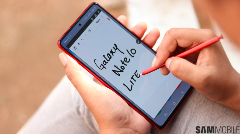 Actualizare pentru Galaxy Note 10 Lite