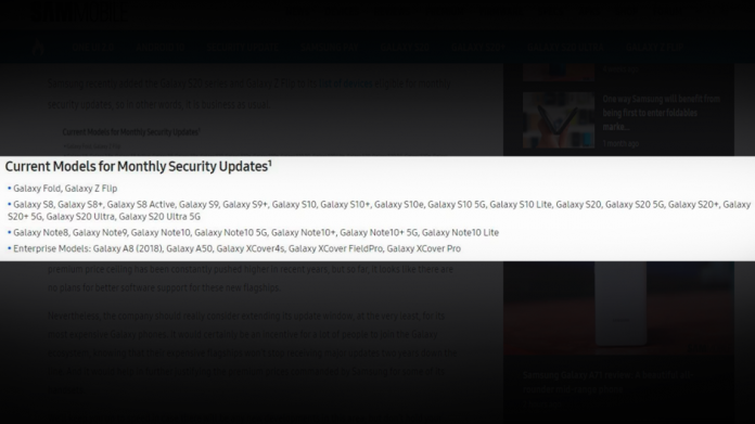 Politica de actualizare Samsung pentru Galaxy S20 si Z Flip nu a fost modificata