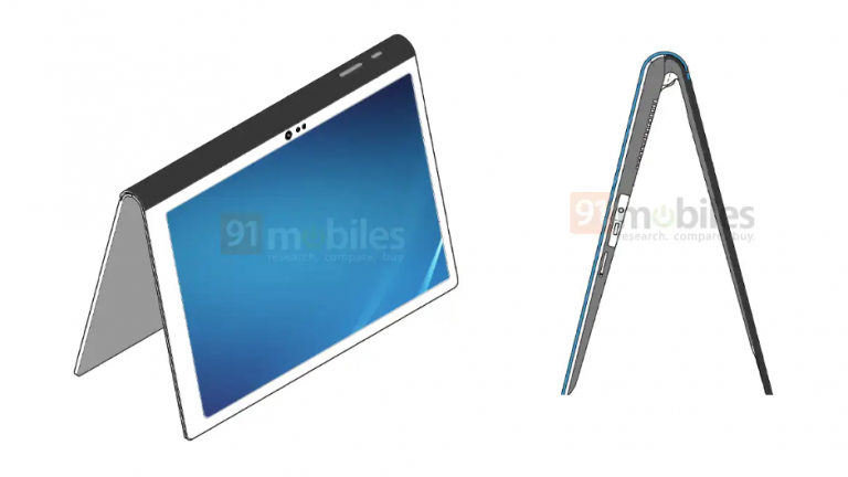 Brevet de design pentru tablete Samsung cu suport integrat